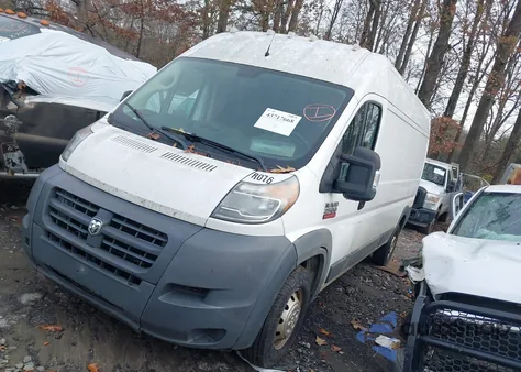 2018 Ram Promaster 2500 High Roof 159 Wb from USA, damaged, VIN 3C6TRVDG9JE154598